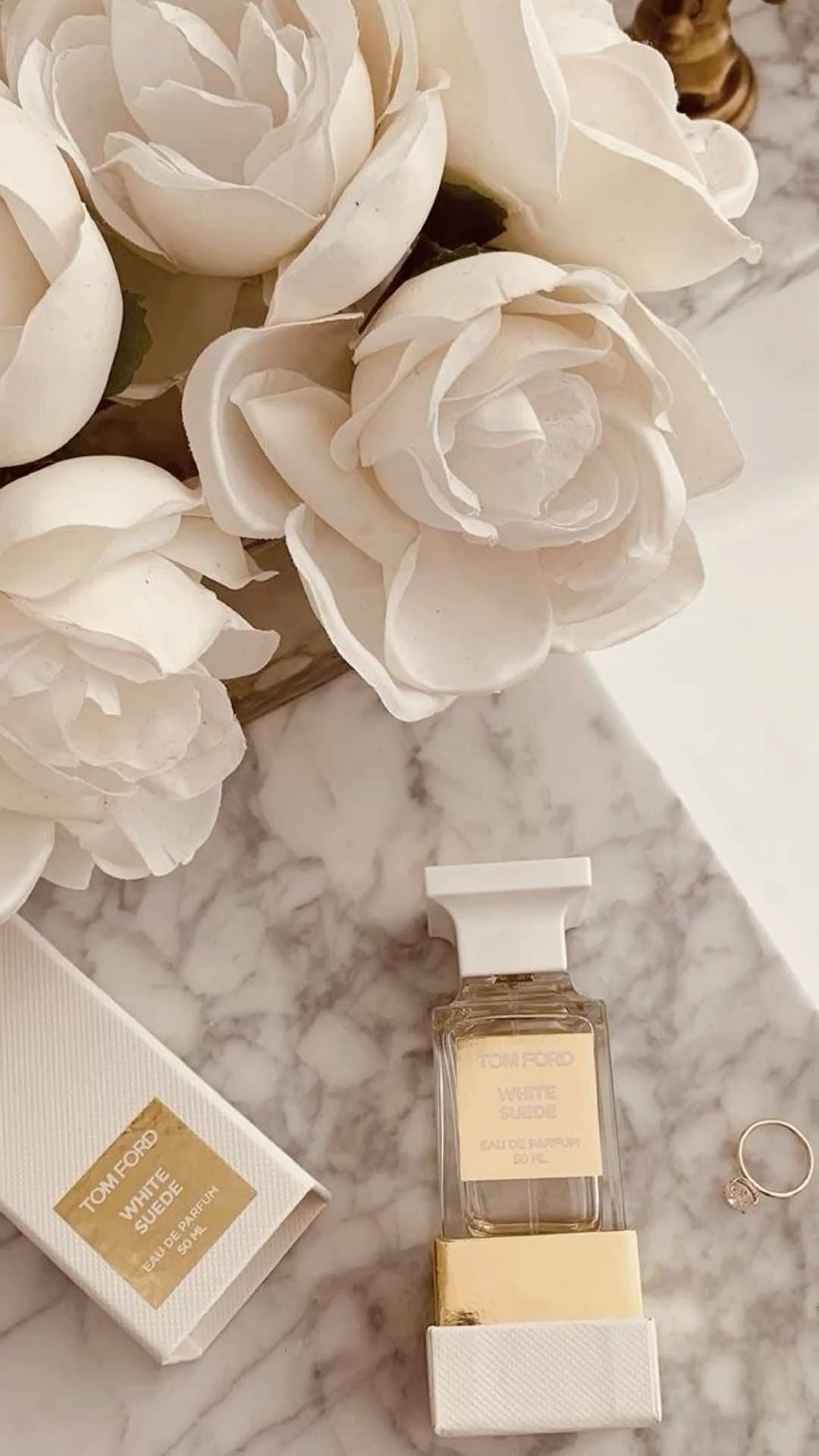 Tom Ford White Suede